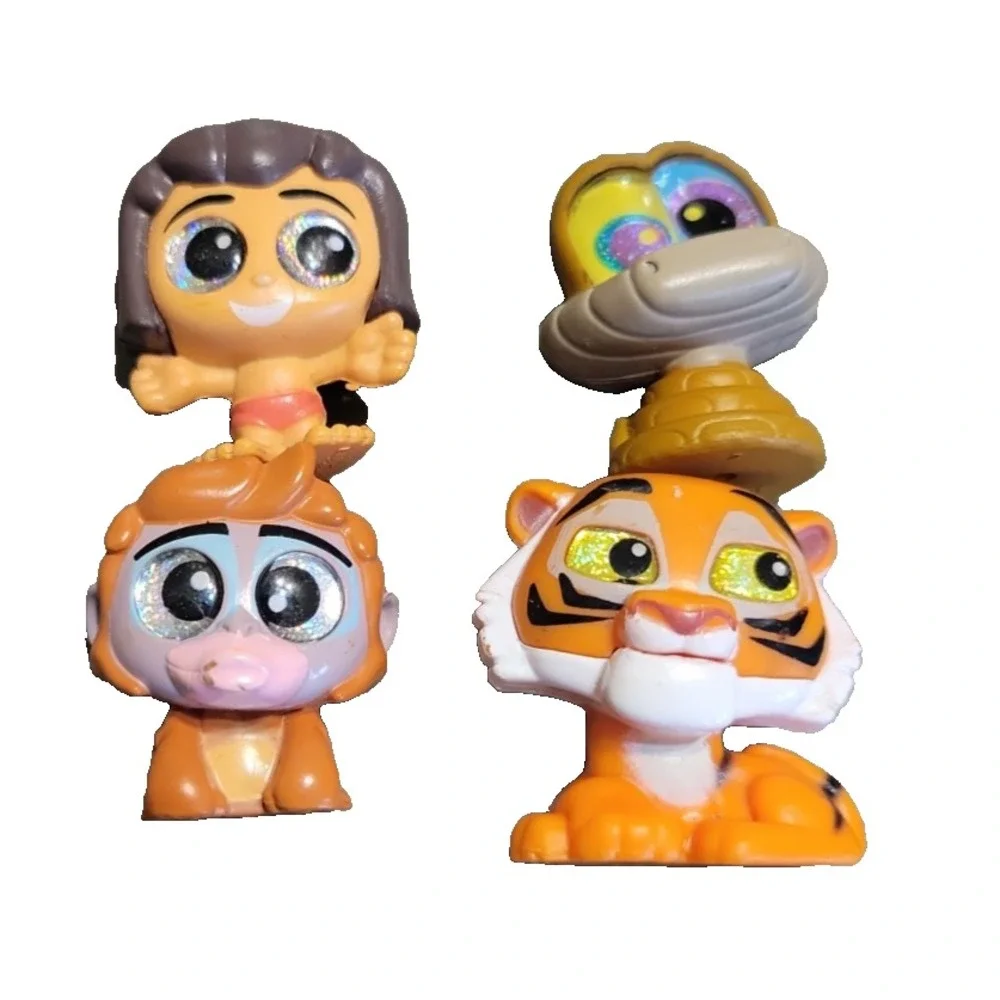 Disney Doorables The Jungle Book Figures Tiger Monkey Snake etc.. 4pc